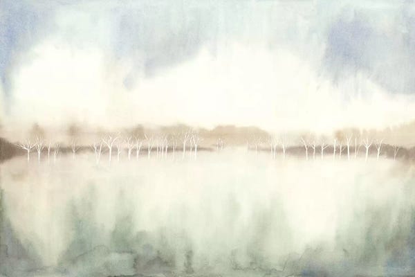 Abstract Watercolors: Mid Morning Mist I by Grace Popp