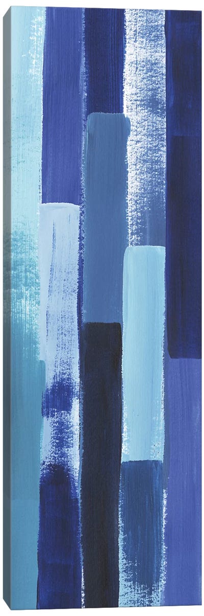 Azule Waterfall II Canvas Art Print - Linear Abstract Art