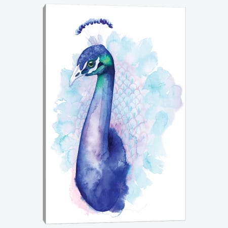Bejeweled Peacock II Canvas Print #POP852} by Grace Popp Art Print
