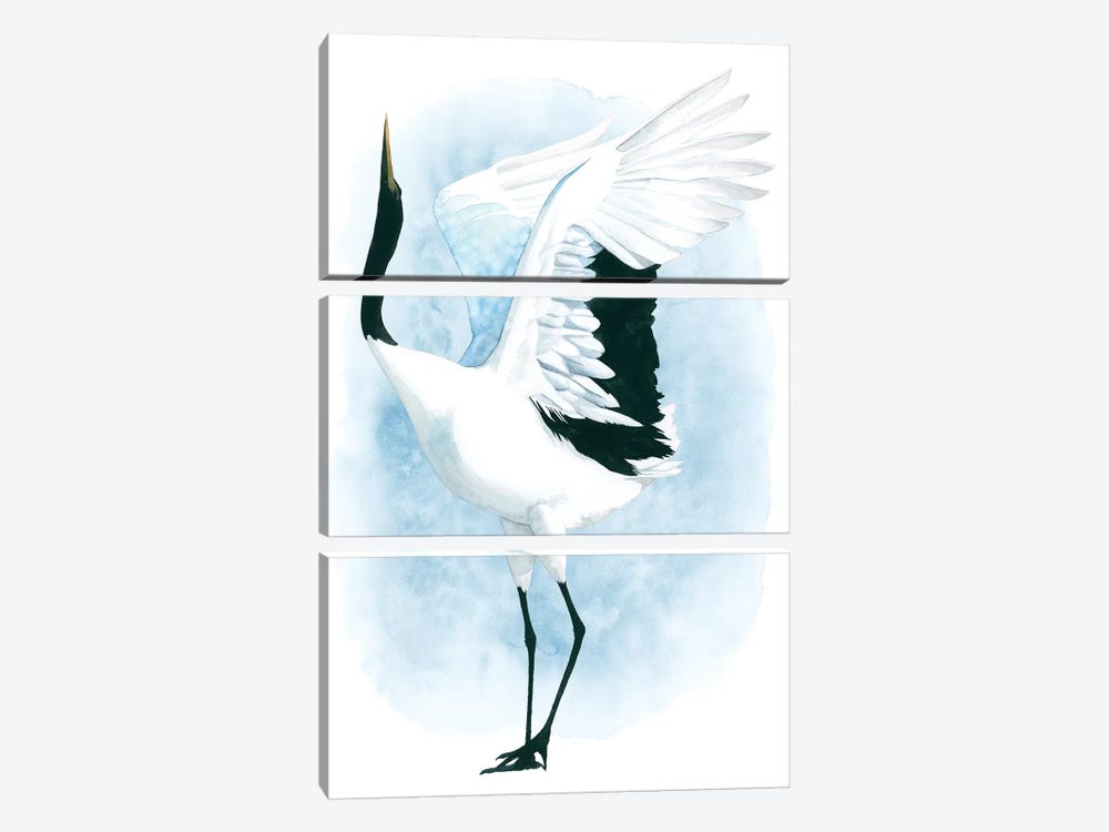 Dancing Crane I by Grace Popp 3-piece Art Print