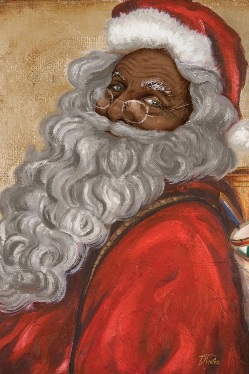 African American Jolly St. Nick