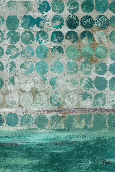 Polka Dot: Dots on Turquoise by Patricia Pinto
