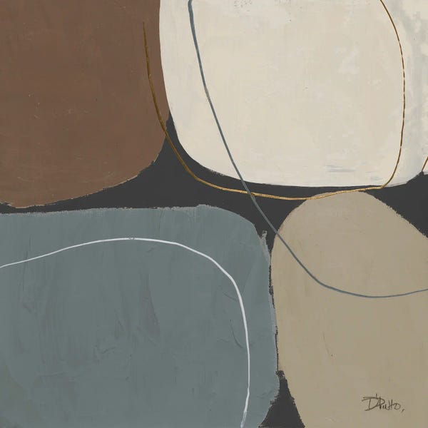 Patricia Pinto: Simple Shapes Colored Dark by Patricia Pinto