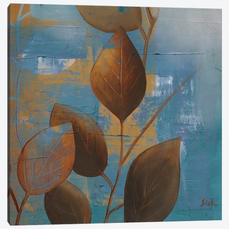 Eco Blue I Canvas Print #PPI109} by Patricia Pinto Art Print