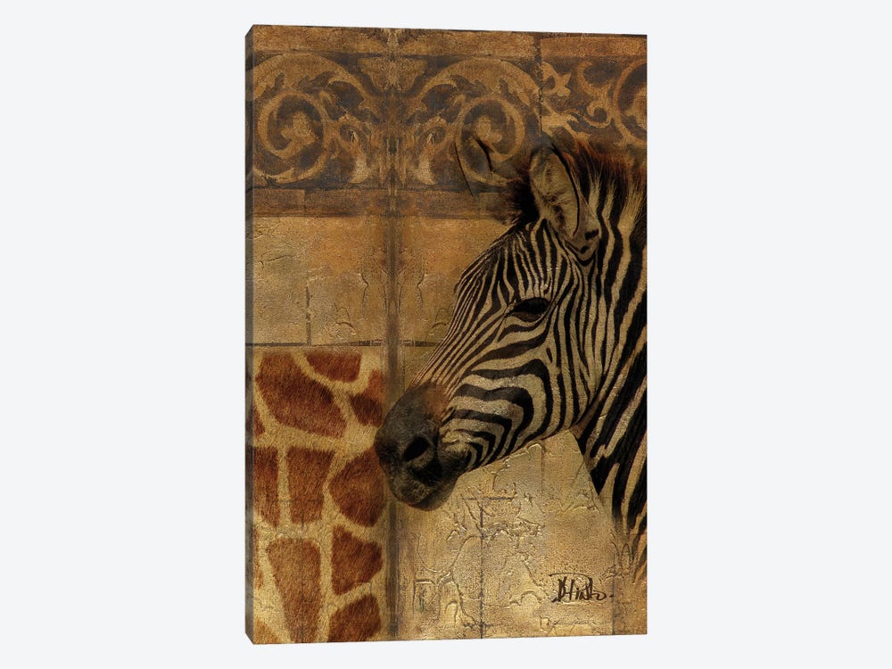 Elegant Safari I (Zebra) by Patricia Pinto 1-piece Canvas Wall Art