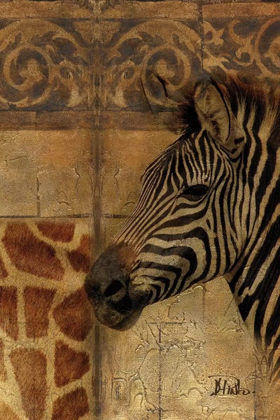 Patricia Pinto: Elegant Safari I (Zebra) by Patricia Pinto