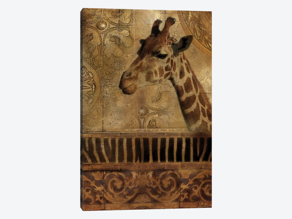 Elegant Safari III (Giraffe) by Patricia Pinto 1-piece Canvas Print