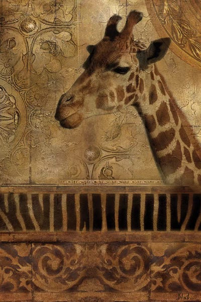 Patricia Pinto: Elegant Safari III (Giraffe) by Patricia Pinto