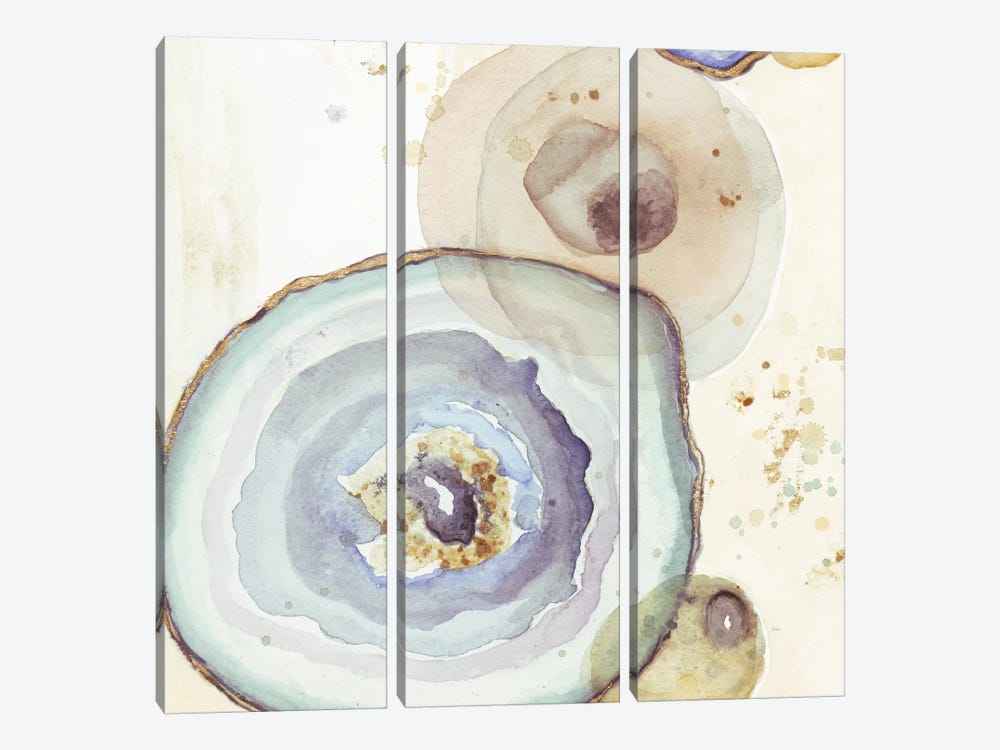 Agates Flying Square I by Patricia Pinto 3-piece Canvas Artwork