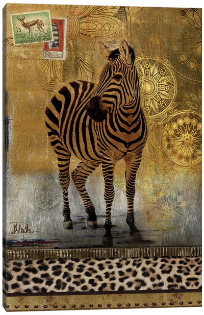 Expedition II Canvas Art Print - Zebra Art