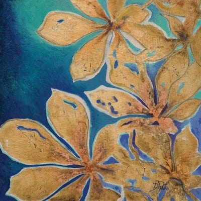 Fiori d' Oro II by Patricia Pinto canvas print