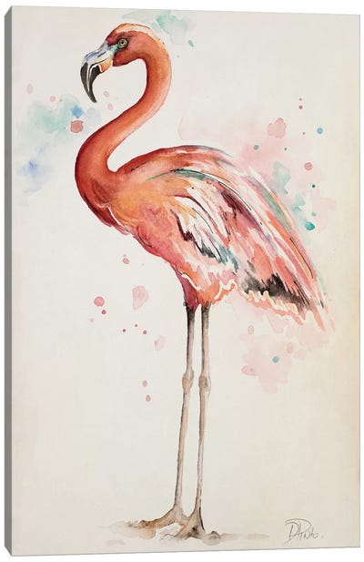 Flamingo I Canvas Art Print - Patricia Pinto