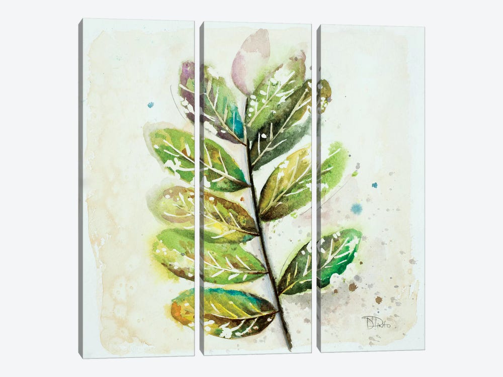 Global Leaves III by Patricia Pinto 3-piece Canvas Art Print