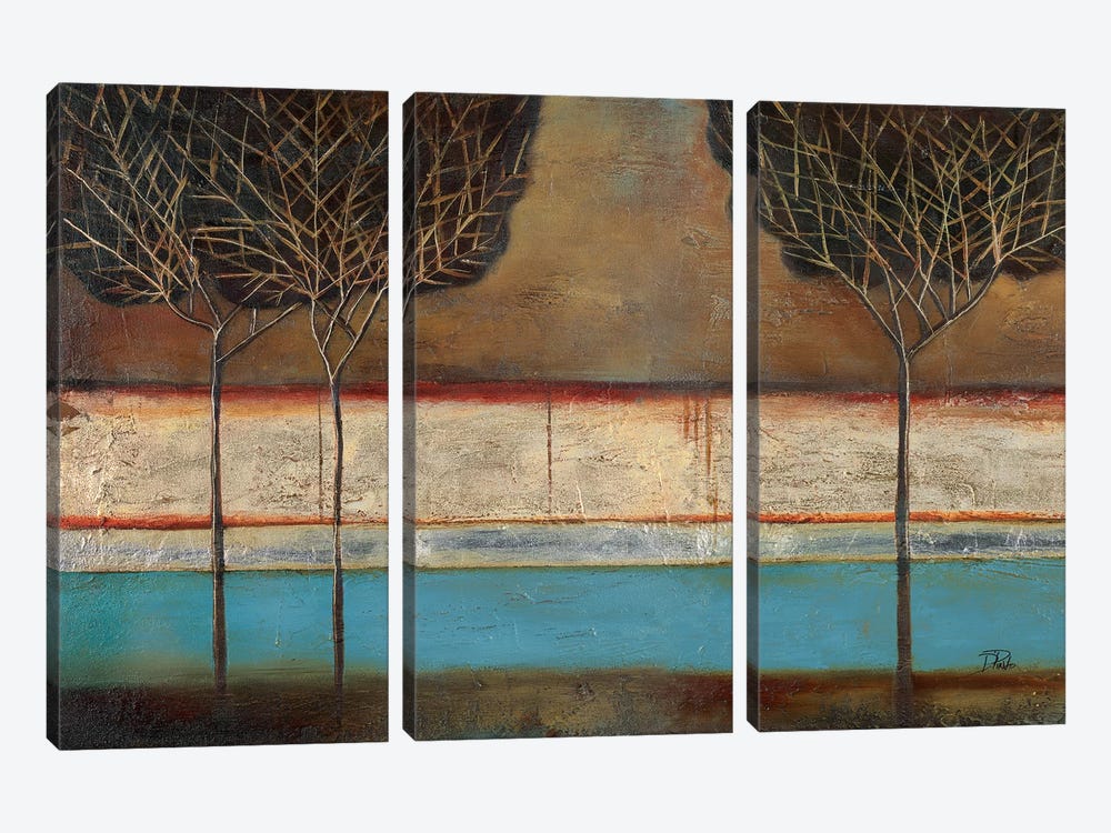 Gold Forest by Patricia Pinto 3-piece Canvas Art