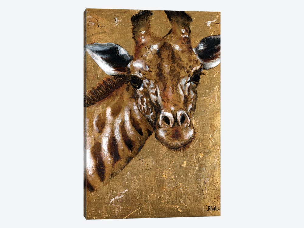 Gold Giraffe by Patricia Pinto 1-piece Art Print