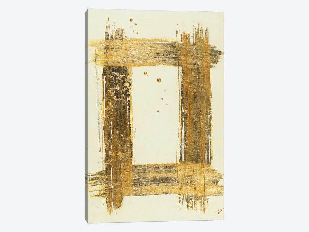 Gold Rectangle by Patricia Pinto 1-piece Canvas Print