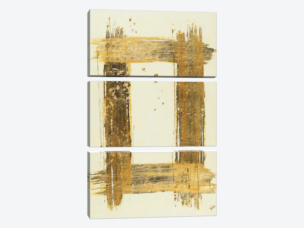 Gold Rectangle by Patricia Pinto 3-piece Art Print