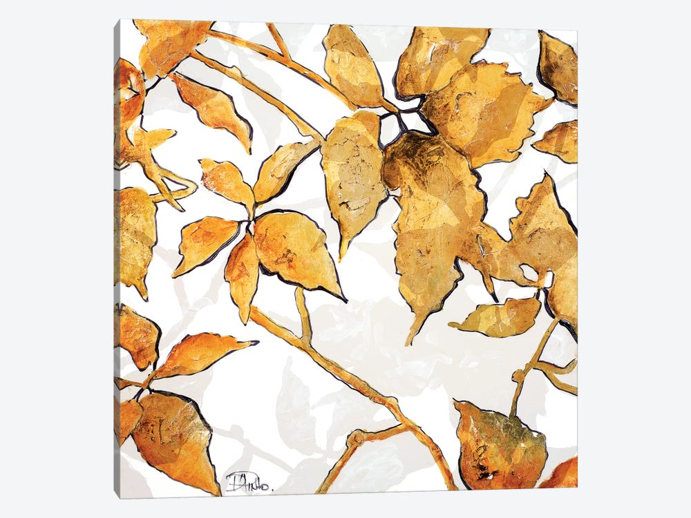 Gold Shadows I by Patricia Pinto 1-piece Canvas Wall Art