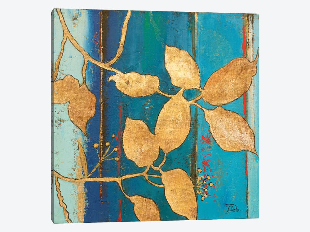 Golden Blue II by Patricia Pinto 1-piece Canvas Wall Art