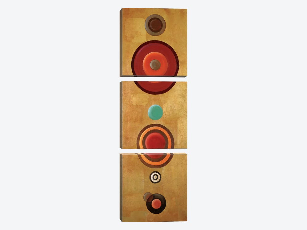 Les Circles II by Patricia Pinto 3-piece Canvas Print