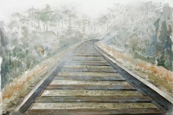 Railroads: Long Wait by Patricia Pinto