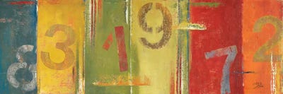 Lucky Numbers II by Patricia Pinto canvas print