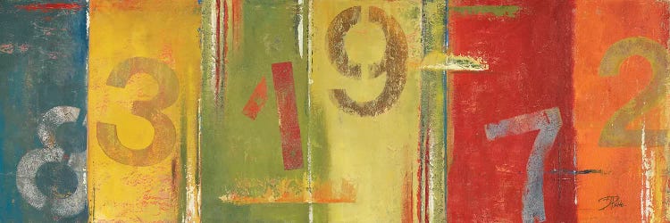 Lucky Numbers II by Patricia Pinto wall art