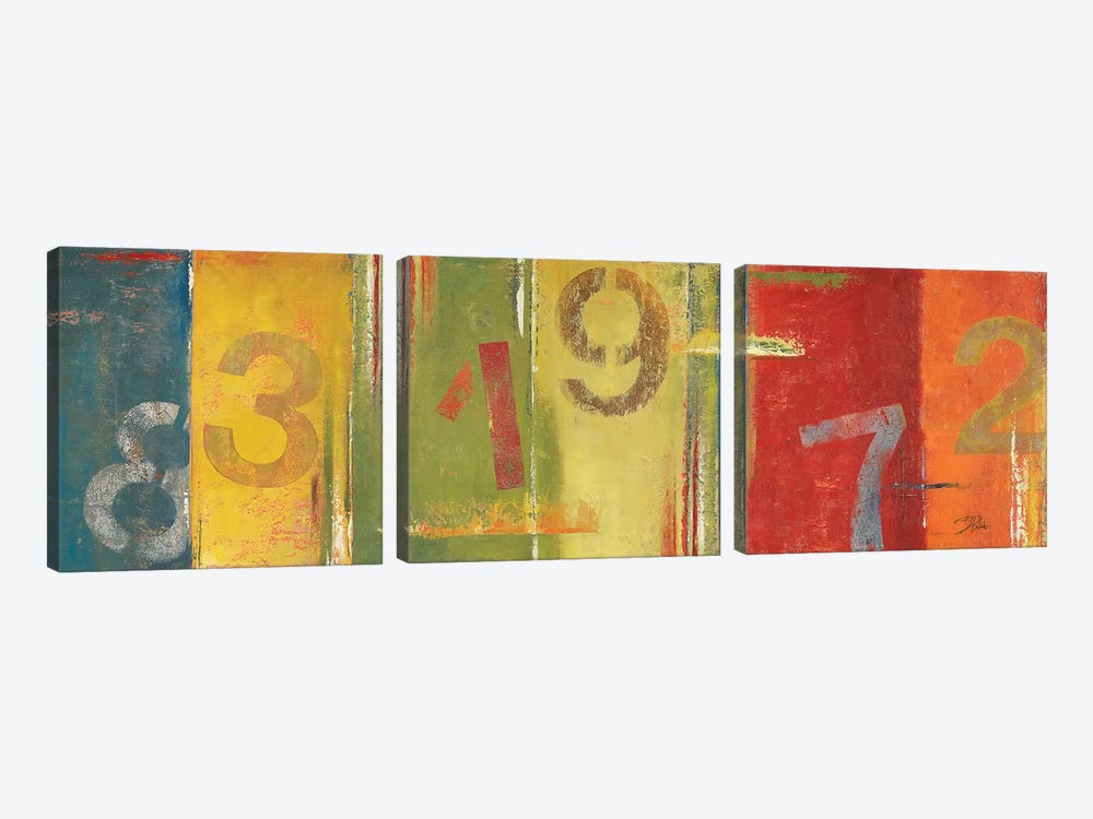 Lucky Numbers II by Patricia Pinto 3-piece Art Print