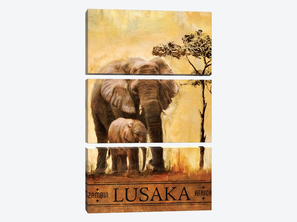 Lusaka by Patricia Pinto 3-piece Canvas Art