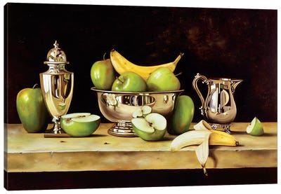Manzanas Canvas Art Print - Apple Art