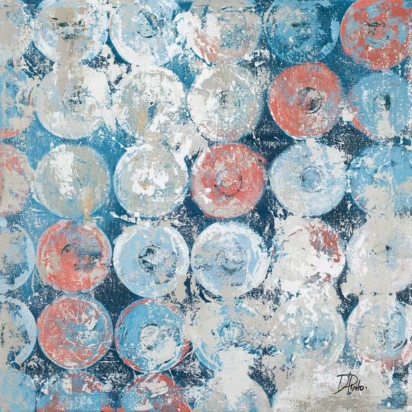 Squares With Concentric Circles Collection: Antique Decorative Circles by Patricia Pinto