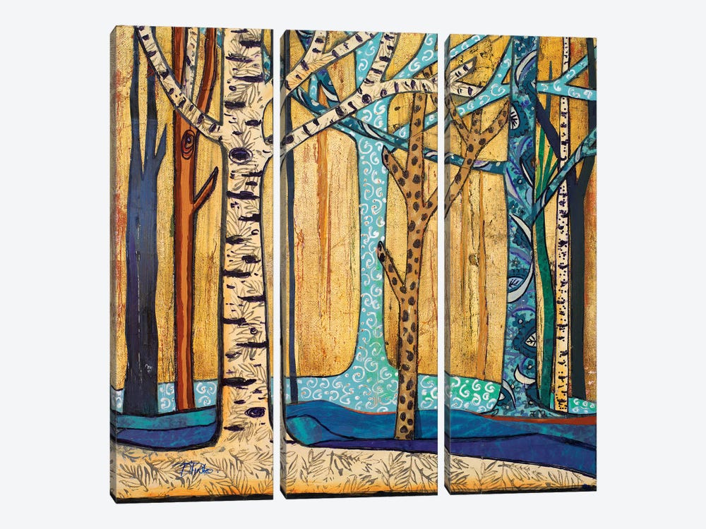 Mother Nature I by Patricia Pinto 3-piece Canvas Print