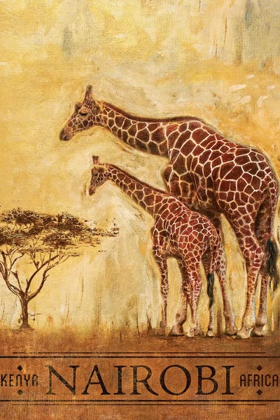 Giraffes: Nairobi by Patricia Pinto