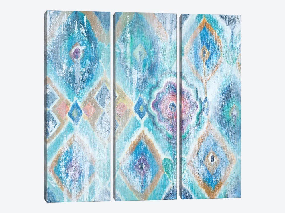 New Ikat I by Patricia Pinto 3-piece Canvas Artwork