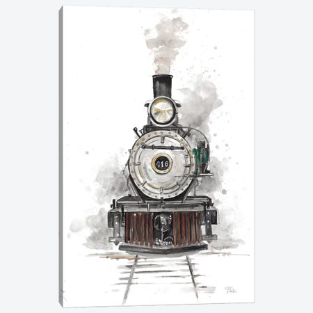 Antique Locomotive Canvas Print #PPI20} by Patricia Pinto Canvas Print