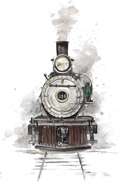 Urban Living Room: Antique Locomotive by Patricia Pinto
