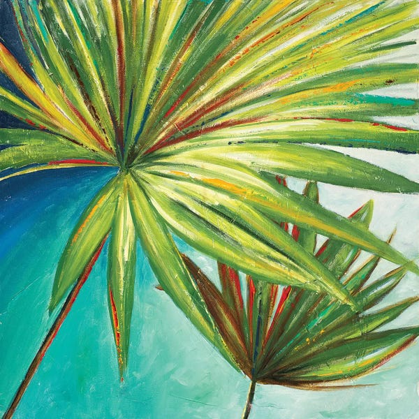 Tropical Leaves: New Palmera II by Patricia Pinto