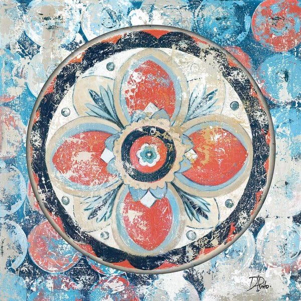 Mandalas: Old Portugese Hue on Circles by Patricia Pinto