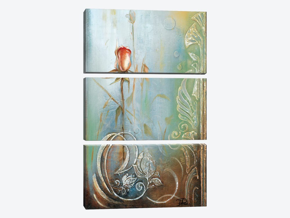 Ornaments & Roses II by Patricia Pinto 3-piece Canvas Artwork