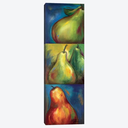 Pears 3 in 1 I Canvas Print #PPI232} by Patricia Pinto Canvas Print