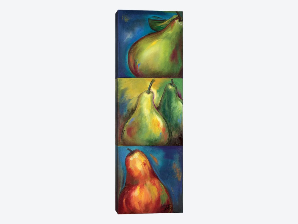 Pears 3 in 1 I by Patricia Pinto 1-piece Canvas Art Print