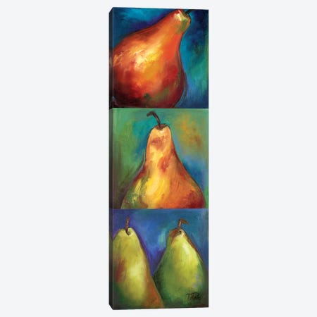 Pears 3 in 1 II Canvas Print #PPI233} by Patricia Pinto Art Print