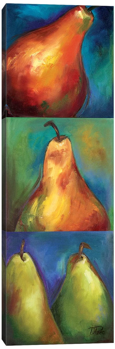 Pears 3 in 1 II Canvas Art Print - Pear Art