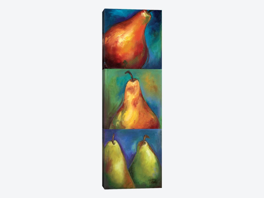 Pears 3 in 1 II by Patricia Pinto 1-piece Canvas Artwork