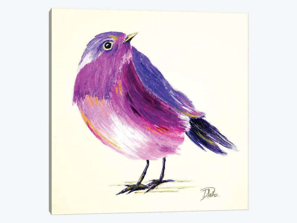 Purple Bird I by Patricia Pinto 1-piece Canvas Wall Art