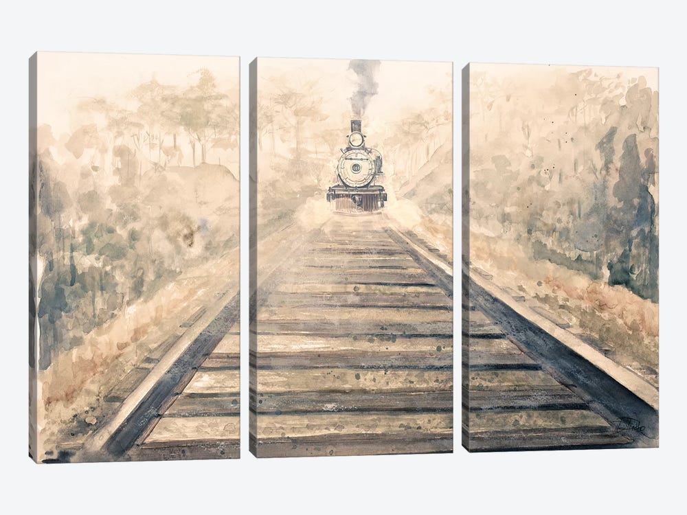 Railway Bound by Patricia Pinto 3-piece Canvas Art Print