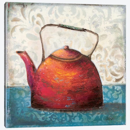 Red Pots I Canvas Print #PPI255} by Patricia Pinto Canvas Art
