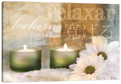 Relaxation I Canvas Art Print - Motivational Typography