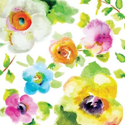 Rosy Vines II by Patricia Pinto canvas print