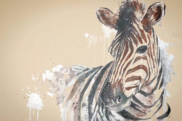 Zebras: Sandstone Zebra by Patricia Pinto